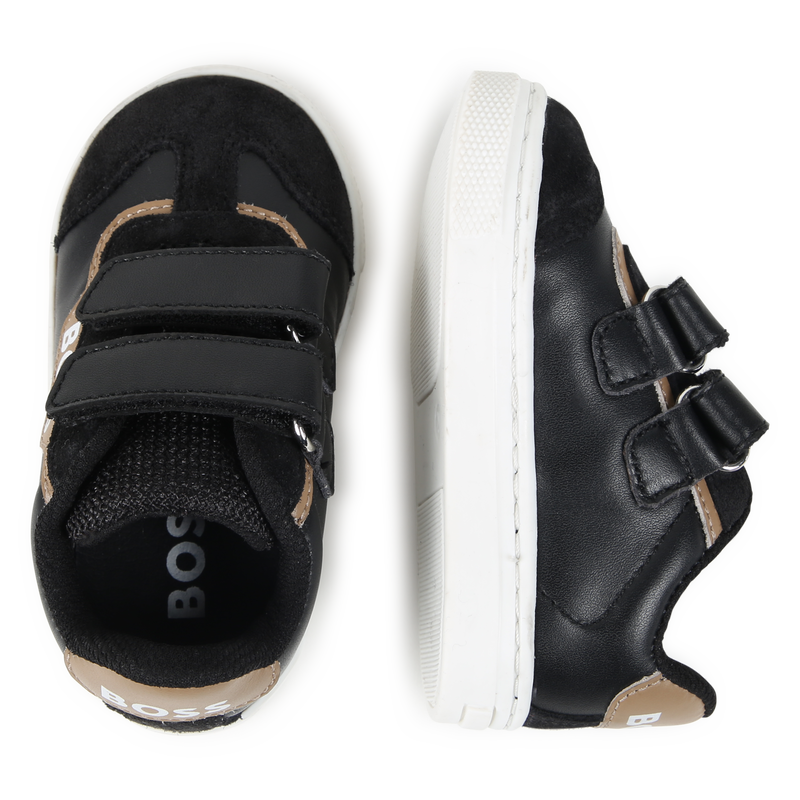 Leather Velcro Sneakers BOSS 
                        BOY