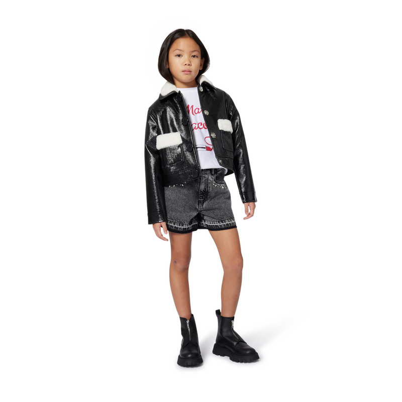 Denim shorts MARC JACOBS 
                        GIRL