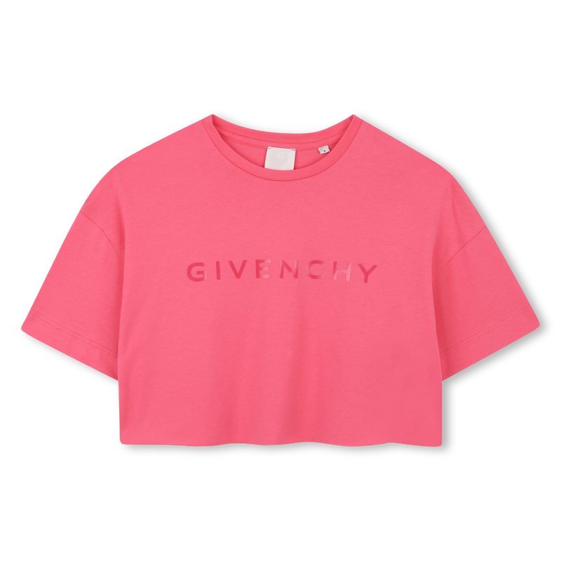Short T-shirt with prints GIVENCHY 
                        GIRL
