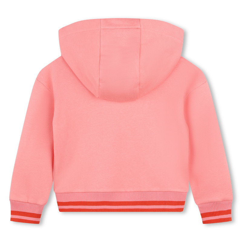 Zip-up fleece sweatshirt KENZO KIDS 
                        GIRL