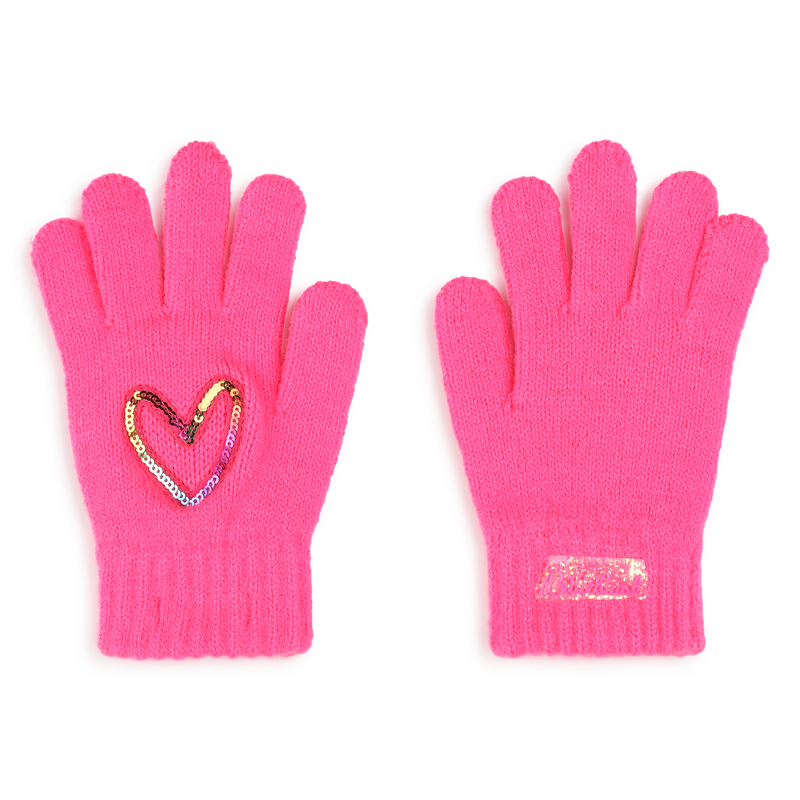 Sequin heart gloves BILLIEBLUSH 
                        GIRL