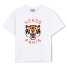 Short-sleeved t-shirt, WHITE, hi-res