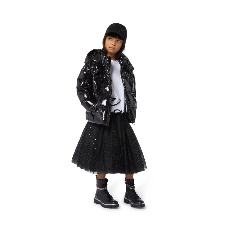 Tulle skirt with sequins KARL LAGERFELD KIDS 
                        GIRL