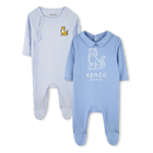 Two-pack of cotton pyjamas, PALE BLUE, hi-res