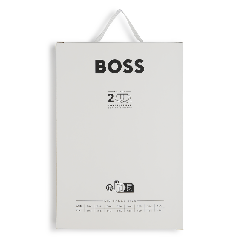 Set of 2 cotton boxer shorts BOSS 
                        BOY