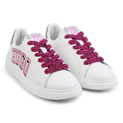 Printed lace-up trainers HUGO GIRL