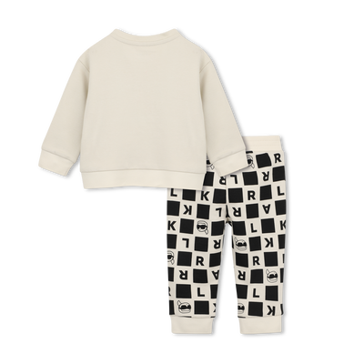 Sweatshirt and pants set KARL LAGERFELD KIDS BOY