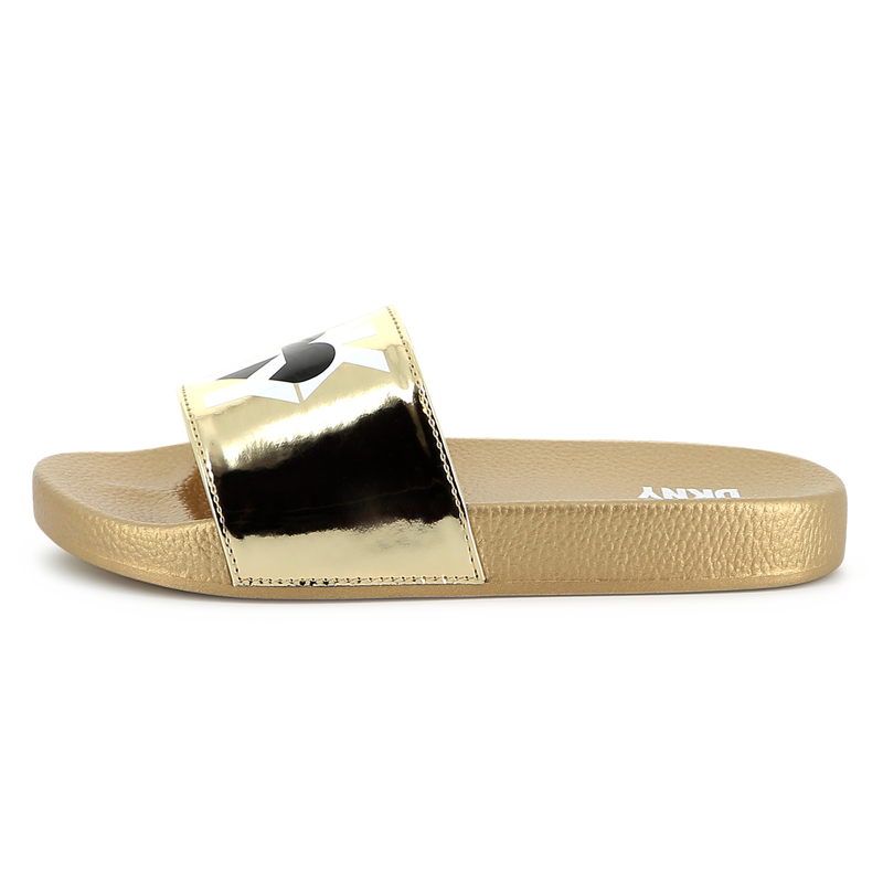 Lightweight metallic slides DKNY 
                        GIRL