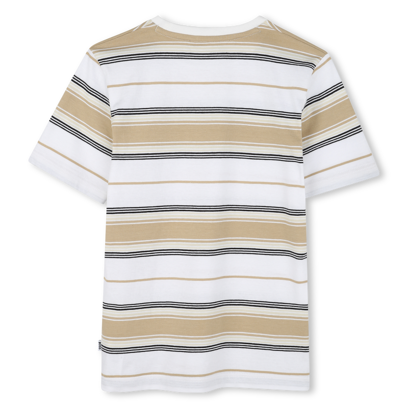 Striped cotton T-shirt BOSS 
                        BOY