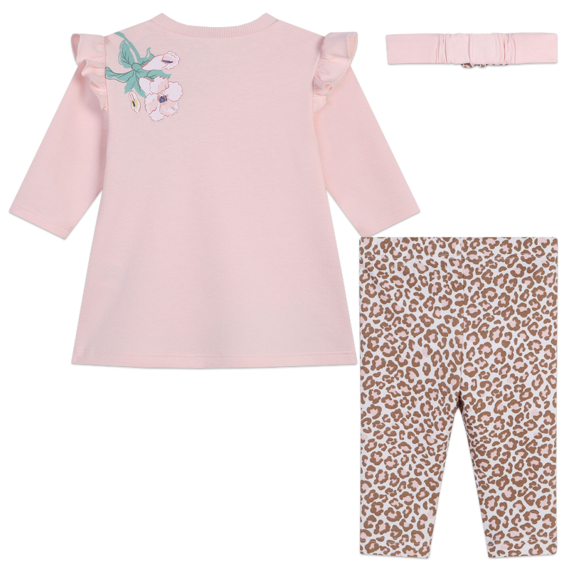 Dress, leggings and headband KENZO KIDS 
                        GIRL