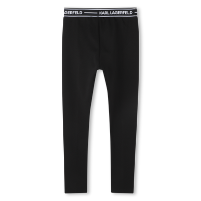 Jacquard leggings KARL LAGERFELD KIDS GIRL