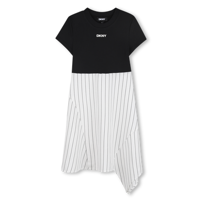Bi-material party dress DKNY GIRL