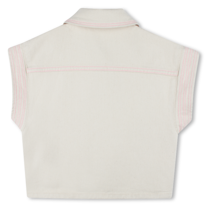 Short-sleeved cotton jacket BILLIEBLUSH 
                        GIRL