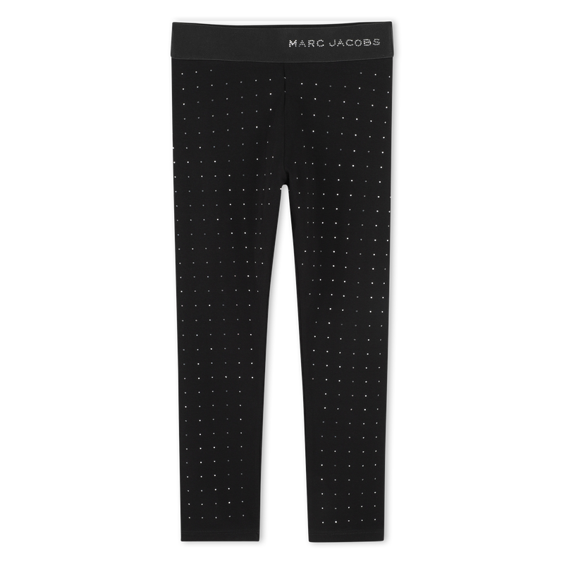 Plain leggings with diamant&eacute;s MARC JACOBS 
                        GIRL