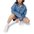 Striped denim jacket HUGO 
                    GIRL