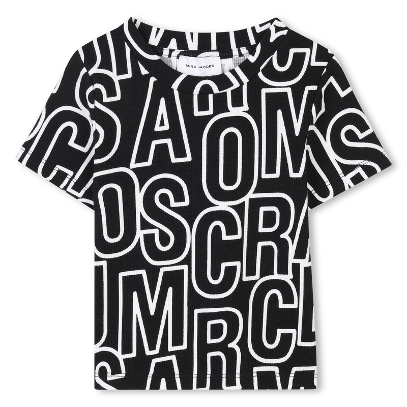 Cropped printed T-shirt MARC JACOBS 
                        GIRL