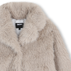 Faux fur coat DKNY 
                    GIRL