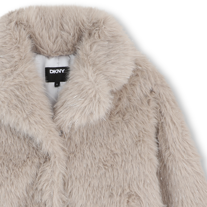 Faux fur coat DKNY 
                        GIRL