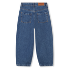 Asymmetrical denim pants KENZO KIDS 
                    GIRL