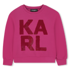 Long-sleeved sweatshirt KARL LAGERFELD KIDS 
                    GIRL