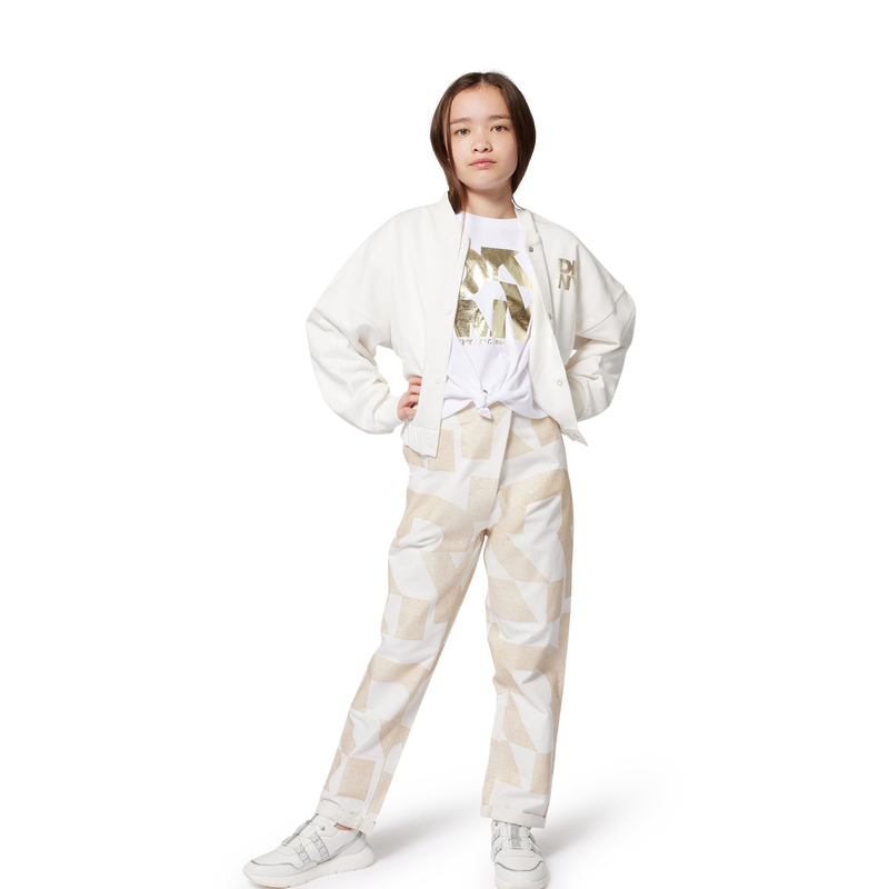 Two-material lace-up trainers DKNY 
                        GIRL