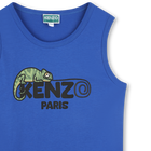 Cotton tank with logo KENZO KIDS 
                    BOY