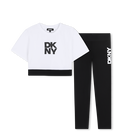 T-shirt and leggings set DKNY 
                    GIRL