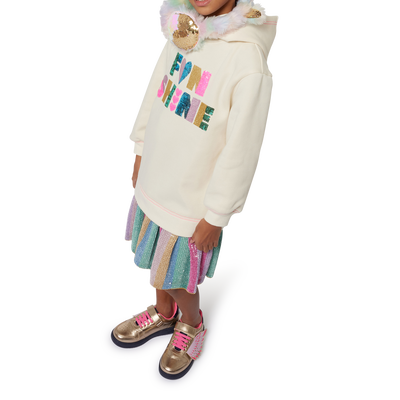 Novelty bi-material dress BILLIEBLUSH GIRL