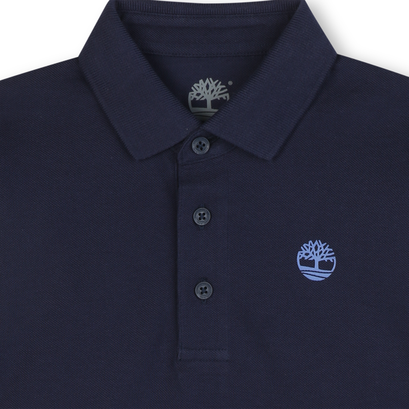 Short-sleeved cotton polo shirt TIMBERLAND 
                        BOY