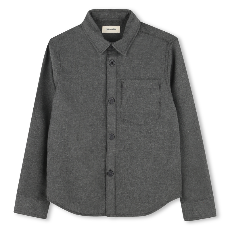 Long-sleeved embroidered shirt ZADIG & VOLTAIRE 
                        BOY