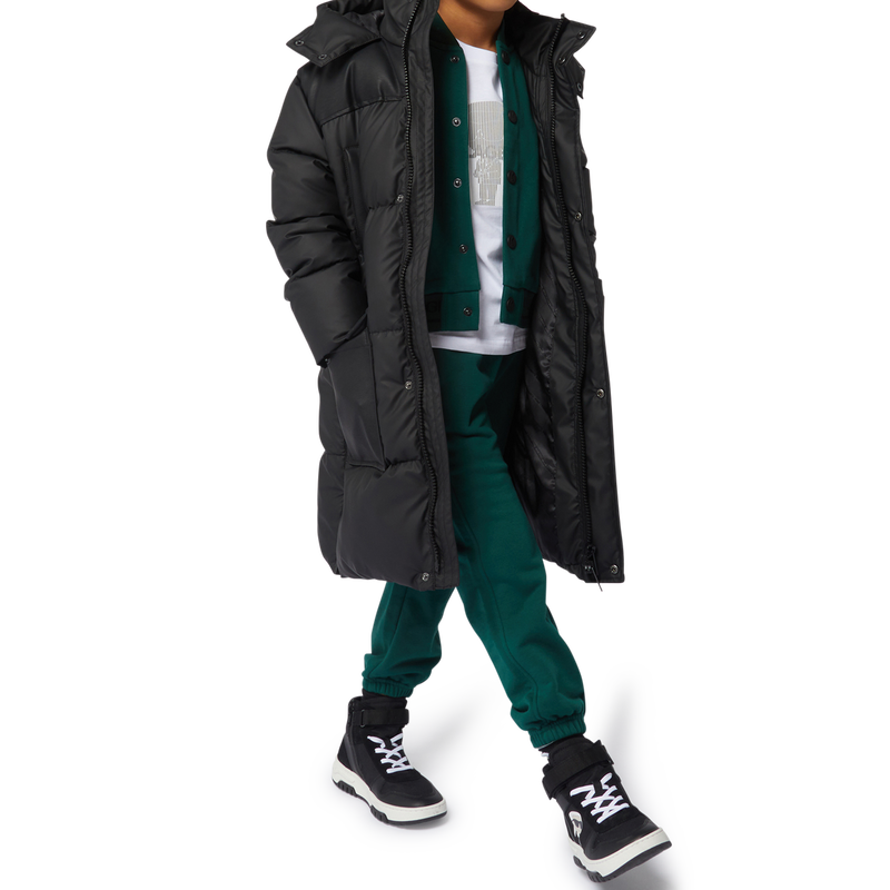 Short-sleeved cotton T-shirt KARL LAGERFELD KIDS 
                        BOY