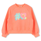 Dyed fleece sweatshirt BILLIEBLUSH 
                    GIRL