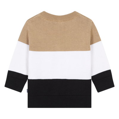 Striped Cotton Sweater BOSS BOY