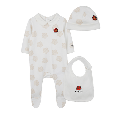 PAJAMA, HAT AND BIB SET KENZO KIDS UNISEX