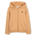 Zip-up hoodie, STONE, hi-res