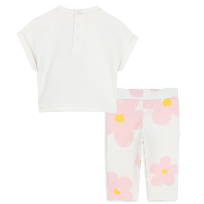Cotton T-shirt and leggings MARC JACOBS UNISEX