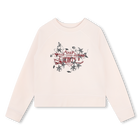 Fleece sweatshirt, APRICOT, hi-res