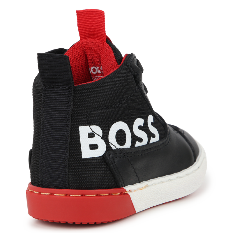 Hook-and-loop lace-up trainers BOSS 
                        BOY