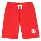 Jogging bermuda shorts, RED, hi-res