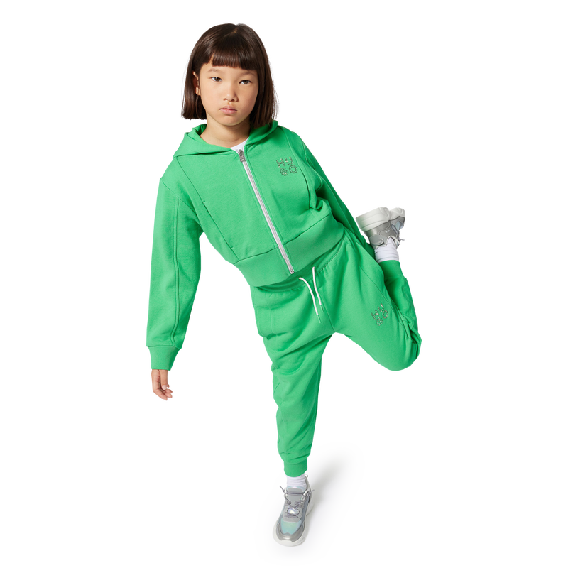 Bi-material lace-up trainers HUGO 
                        GIRL