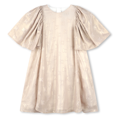 Jacquard Lamé Dress KENZO KIDS GIRL