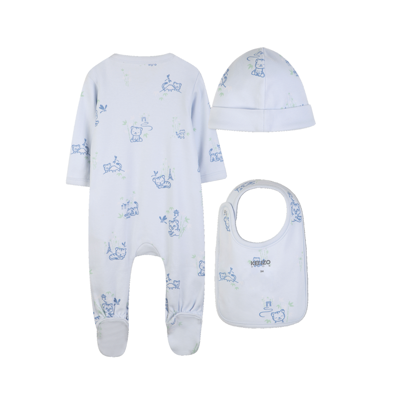 PAJAMA, HAT AND BIB SET KENZO KIDS 
                        BOY