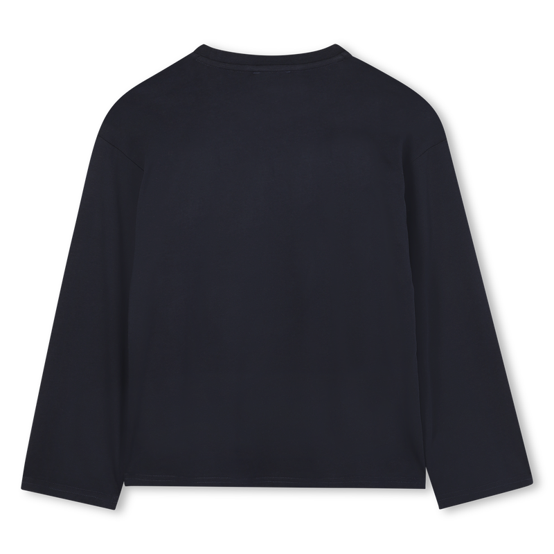 Wide-sleeved long-sleeved T-shirt KENZO KIDS 
                        BOY