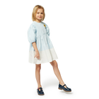 Two-colour flared dress KENZO KIDS 
                    GIRL