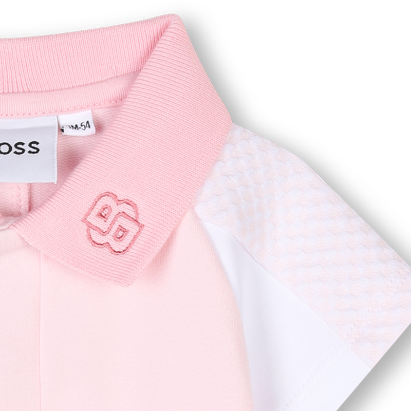 Short panelled romper BOSS 
                        GIRL