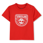 Short-sleeved t-shirt, RED, hi-res