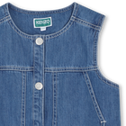 Sleeveless denim jacket KENZO KIDS 
                    GIRL