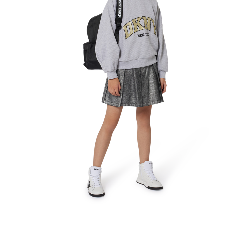 Cotton denim skirt DKNY 
                        GIRL