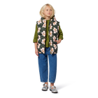 Down jacket with removable sleeves KENZO KIDS 
                    GIRL