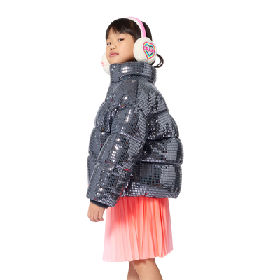 Hooded down jacket BILLIEBLUSH GIRL
